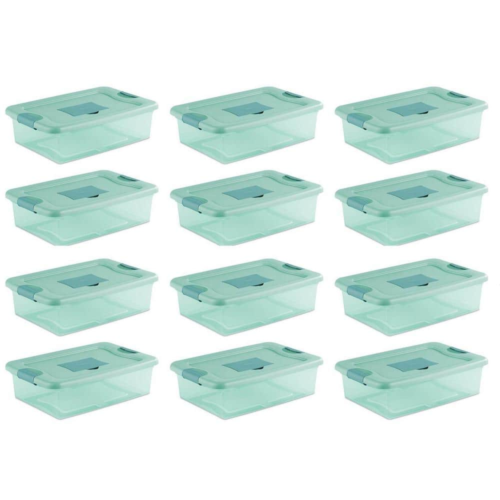 Sterilite 32 Qt. Fresh Scent Stackable Plastic Storage Box Container  (6-Pack) 6 x 15067Y06 - The Home Depot