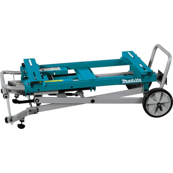 15-Amp 12 in. Dual-Bevel Sliding Compound Miter Saw with Laser and Portable Rise Miter Saw Stand