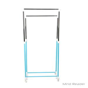 Blue Metal Clothes Rack 337 in. W x 65.7 in. H