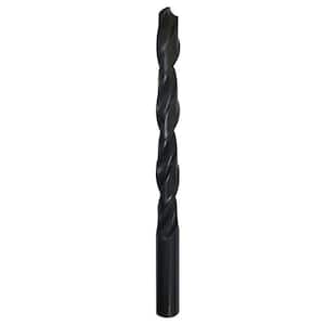 Size #24 Premium Industrial Grade High Speed Steel Black Oxide Drill Bit (12-Pack)