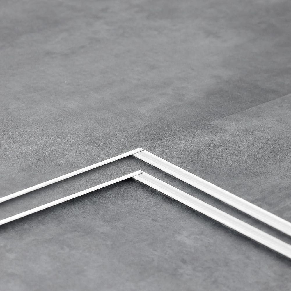 24 MIL x 12 in. W x 24 in. L Click Lock Waterproof Luxury SPC Vinyl Plank Flooring, Cement Gray (20 sq. ft. /case) price history on PriceWatchPro