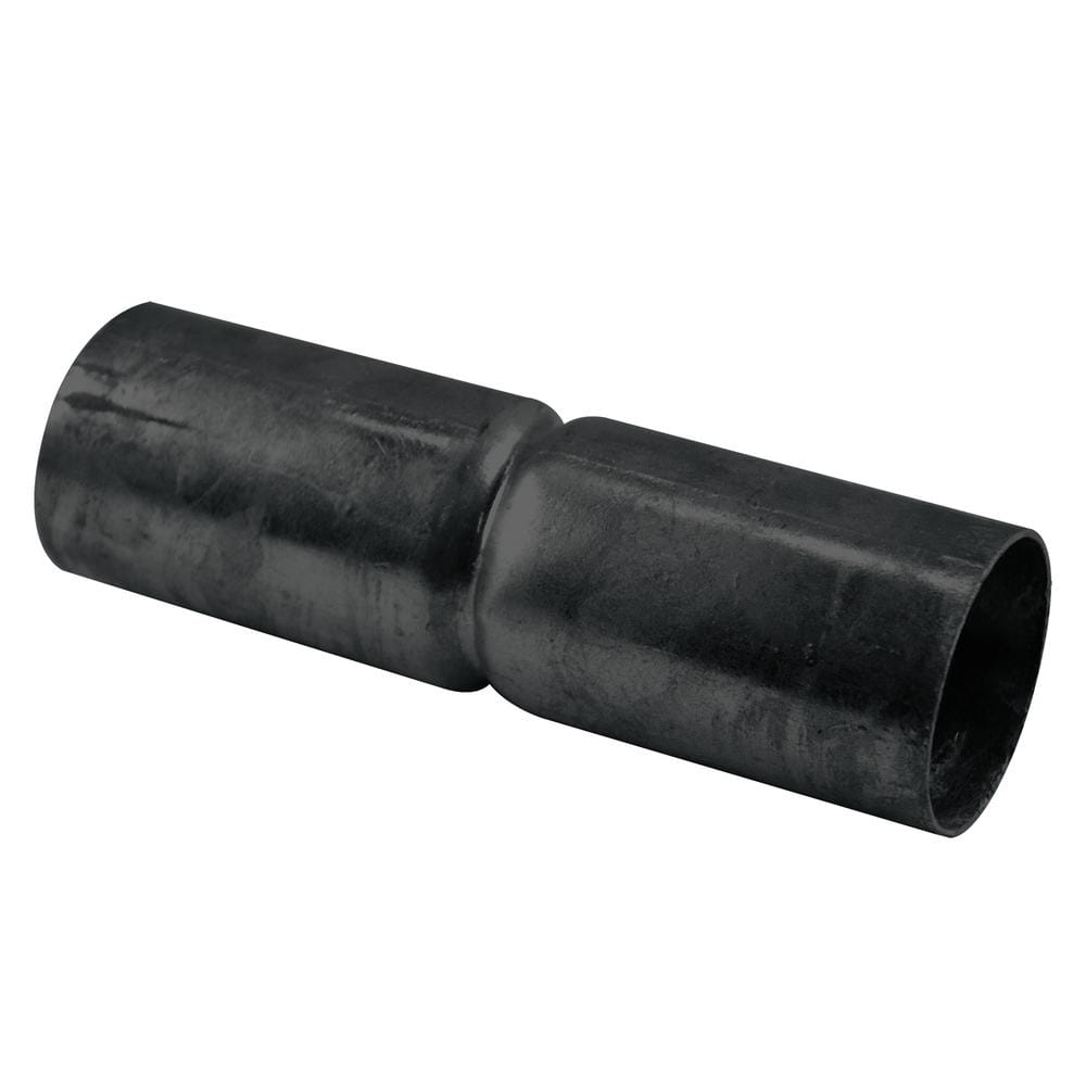1-3/8 in. Dia. x 6 in. Long Chain Link Fence Black Steel Top Rail Sleeve