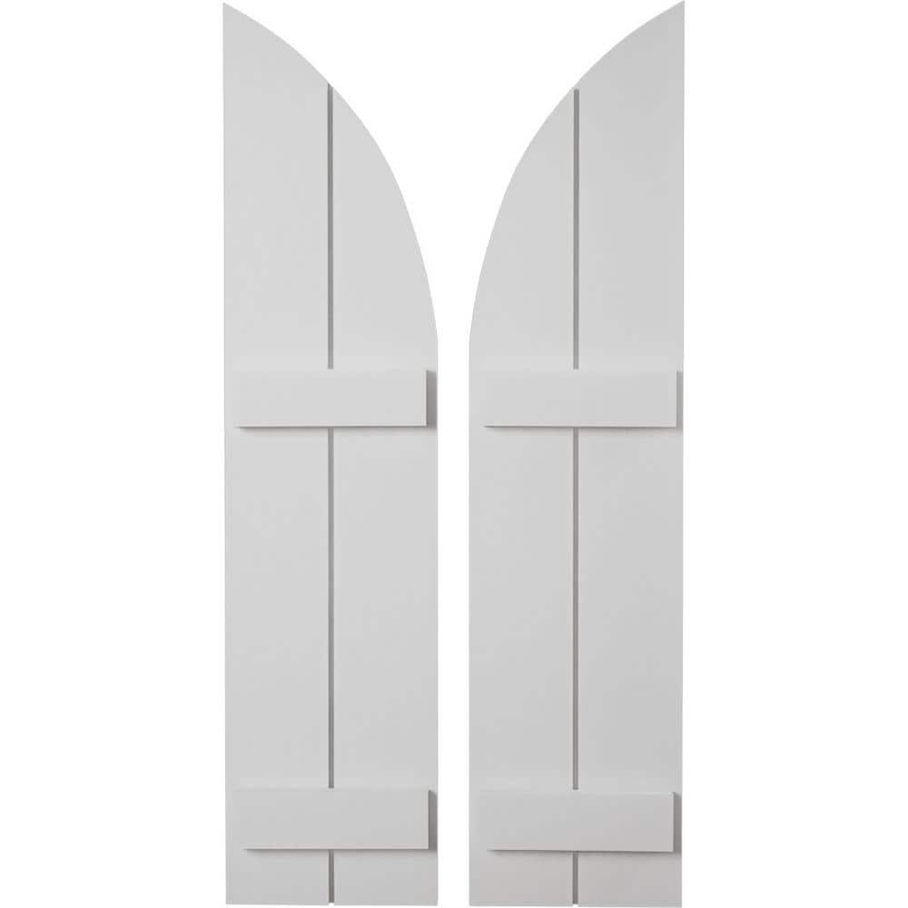 Ekena Millwork 11 in. x 54 in. Polyurethane Smooth 2-Board Joined Board ...