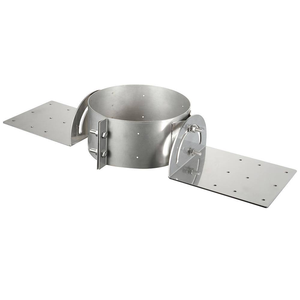 ALLFUEL HST 8 in. x 3 in. Roof Support Bracket for Double Wall Chimney