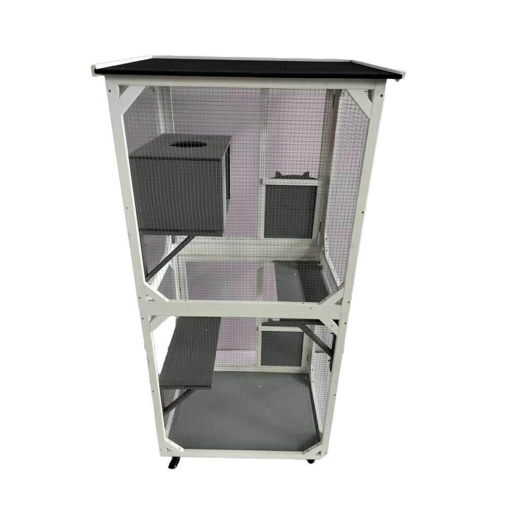 Cat Breeding Rack Foobrues Outdoor Indoor Cat Pet Climbing Rack Play Cage Lovely Big ...