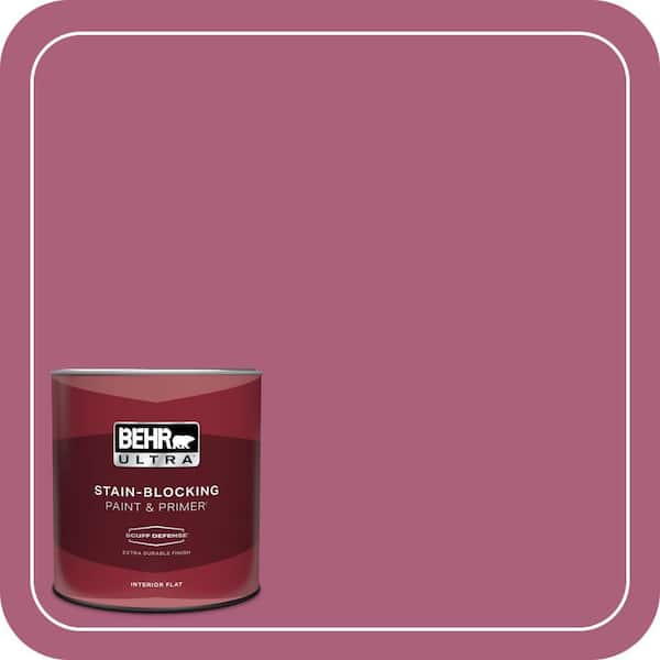 BEHR ULTRA 1 qt. #T13-1 Daah-Ling Extra Durable Flat Interior Paint & Primer