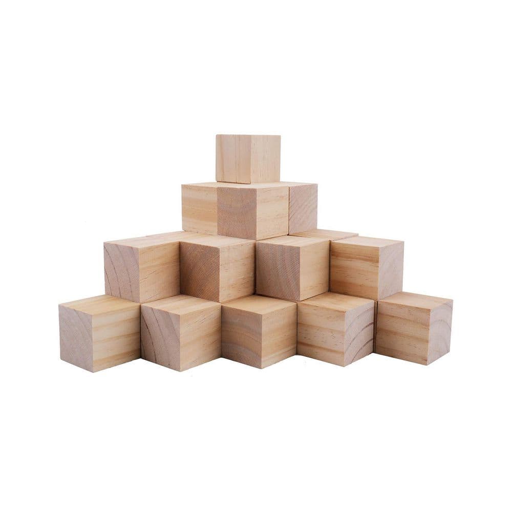 2 in. x 2 in. x 2 in. Pine Wood Unfinished Craft Cubes Project Panel 30-Pack price history on PriceWatchPro