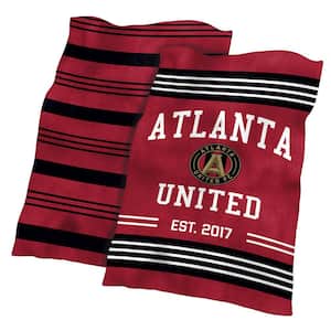 Atlanta United Colorblock Plush Polyester Blanket