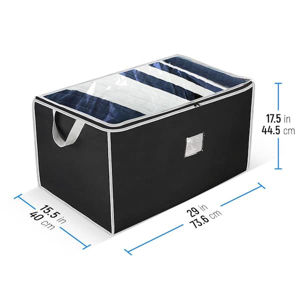Medium Flat Vacuum Bags Clear Pkg/2, 21-1/4 x 36 H | The Container Store