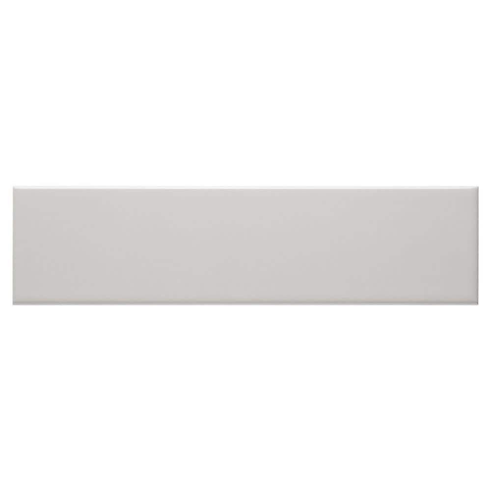 Alva Velvette Grey 3 in. x 12 in. Glossy Ceramic Subway Wall Tile (12.16 sq