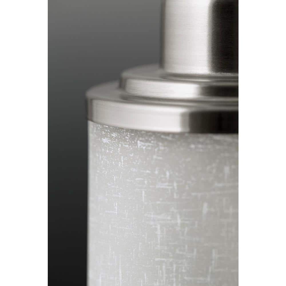 Alexa Brushed Nickel and Glass 4-Light Foyer Pendant