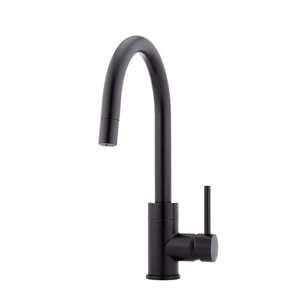 Ravenel 1-Handle Bar Faucet in Matte Black