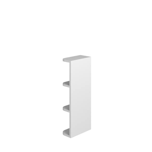 Norfolk Assembled 6 in. W x 30 in. H x 12 in. D Plywood Wall Wine Cabinet in Painted White