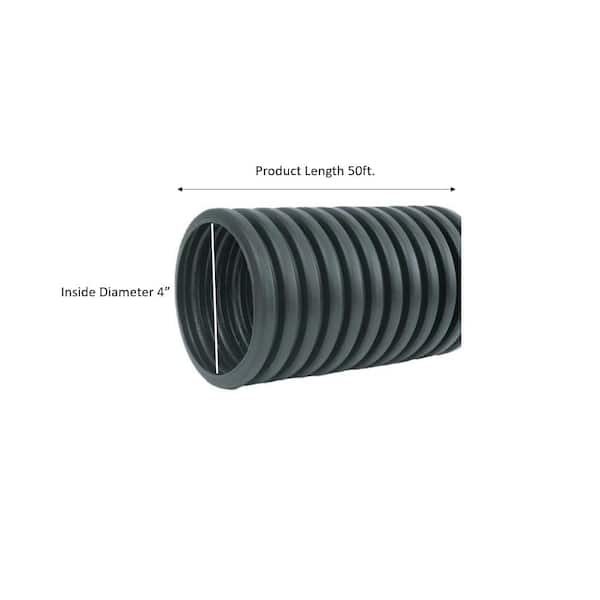 4 in. x 50 ft. Singlewall Perforated Drain Pipe