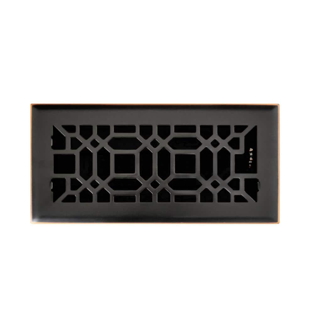 Oriental 4 in. x 10 in. Steel Floor Register in Oil Rubbed Bronze price history on PriceWatchPro