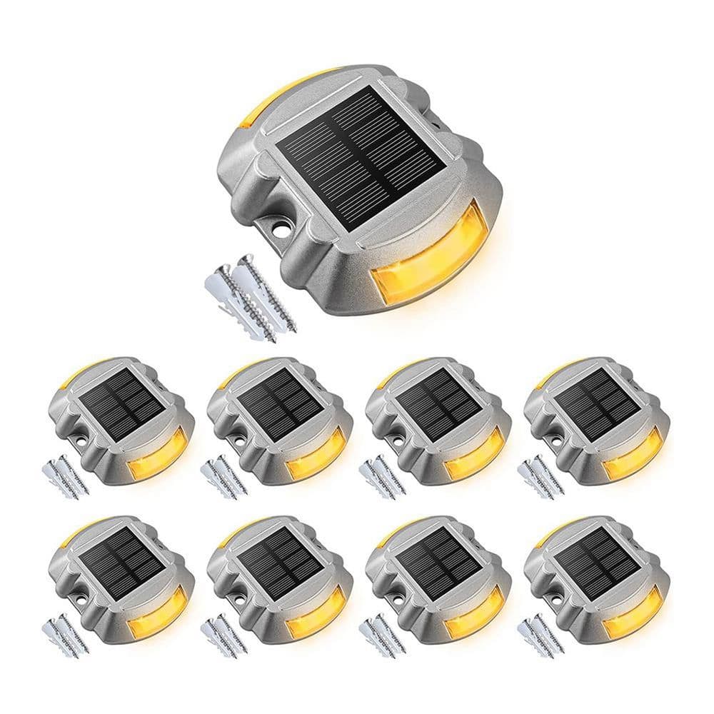 Solar Deck Lights IP67 Waterproof Outdoor Step Lights Warm White 8-Pack for Driveway Sidewalk Pathway Yard price history on PriceWatchPro
