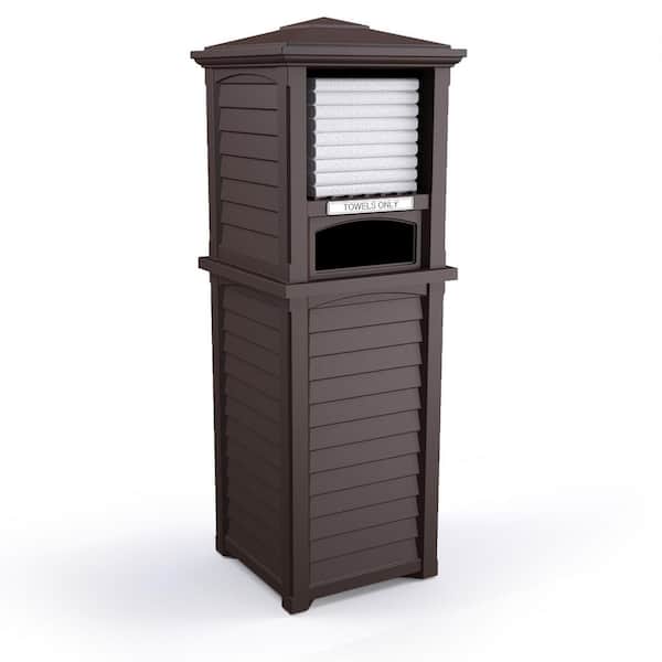 Lakeland Espresso Polyethylene Towel Valet