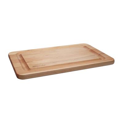 Enclume Medium Culinary 18 in. x 12 in. Maple Cutting Carving Board with Oversize Juice Groove