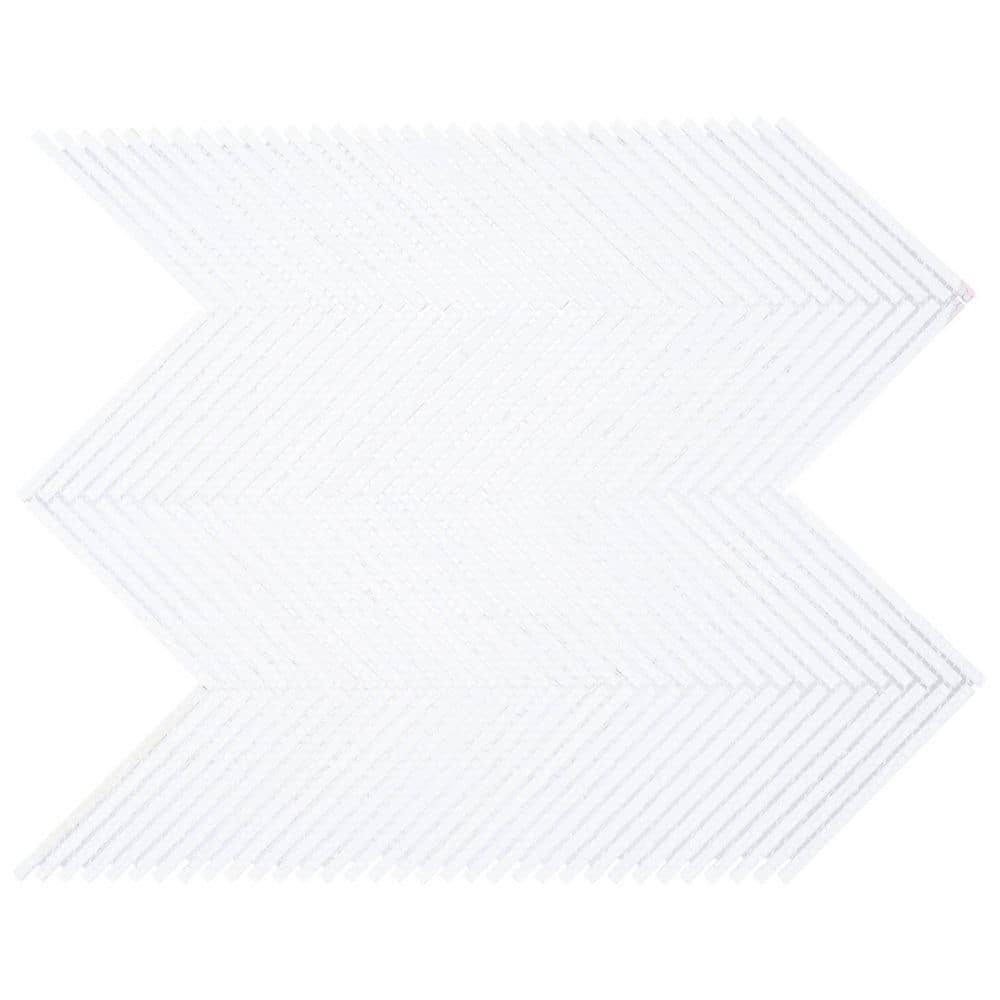 Ramfield Cotta 3/16 in. x 4.5 in. Polished Glass Chevron Mosaic Wall Tile (5.05 sq. ft. /Case) price history on PriceWatchPro