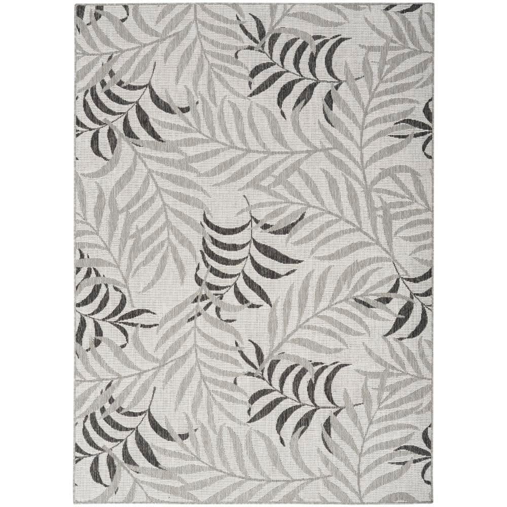 Garden Oasis Grey 4 ft. x 6 ft. Nature-inspired Contemporary Area Rug price history on PriceWatchPro