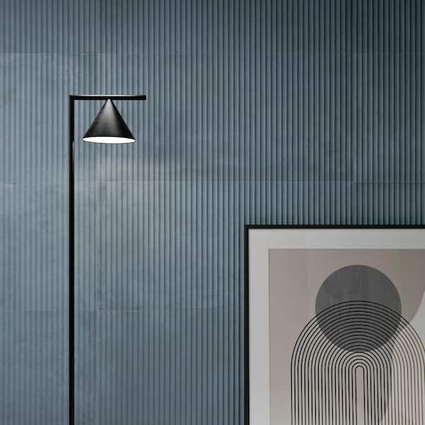 Giorbello Spanish Iconic 24 in. x 48 in. x 10. 2mm 3D Matte Porcelain Wall Tile-Azul (10 PCS, 77.5 sq. ft. /Pallet) G8739-P
