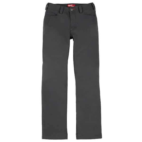 Milwaukee Women's Size 16 Gray Cotton/Polyester Work Pants with 7