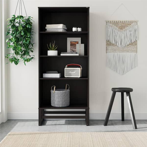 RenHome Talo 4 Shelf Bookcase, Espresso