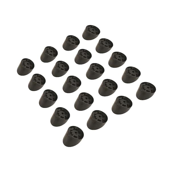 SNAP 'N LOCK Polycarbonate Snap and Lock Stair Adapters Round (Case with 12-Pack)