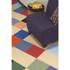 Imperial Texture VCT 12 in. x 12 in. Soft Cool Gray Standard Excelon Commercial Vinyl Tile (45 sq. ft. / case)
