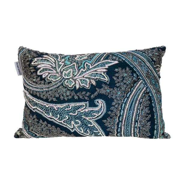 Lilia Transitional Dark Multicolor Throw Pillow