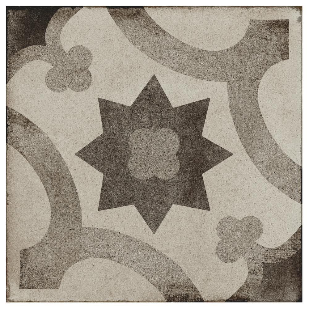 Trinity Encaustic 8 in. x 8 in. Color Body Porcelain Floor and Wall Tile (1