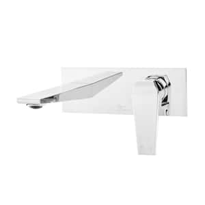 Voltaire Single-Handle Wall Mount Bathroom Faucet in Chrome