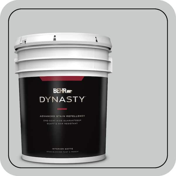 BEHR DYNASTY 5 gal. #PPU26-17 Fast as the Wind Matte Interior Stain-Blocking Paint & Primer