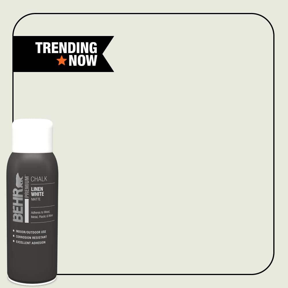 BEHR PREMIUM 12 oz. #SP-104 Linen White Matte Interior/Exterior
