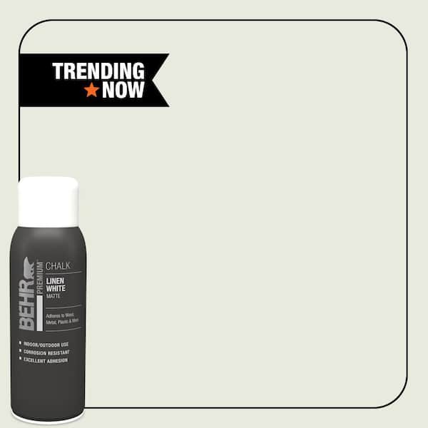 12 oz. #SP-104 Linen White Matte Interior/Exterior Chalk Aerosol Spray Paint