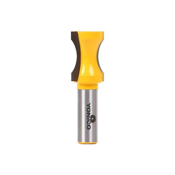 Convex Edge 1-1/4 in. Len. 1/2 in. Shank Carbide Tipped Router Bit