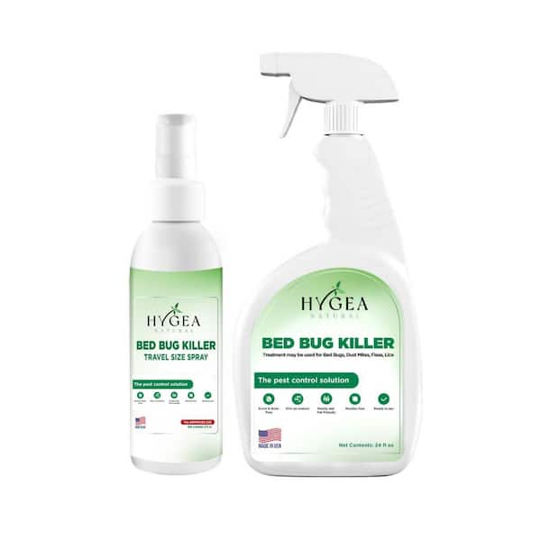 Mite and Bed bug Kit,Odorless,Non toxic,Family safe- Includes Bed Bug Spray and Travel spray Insect Killer