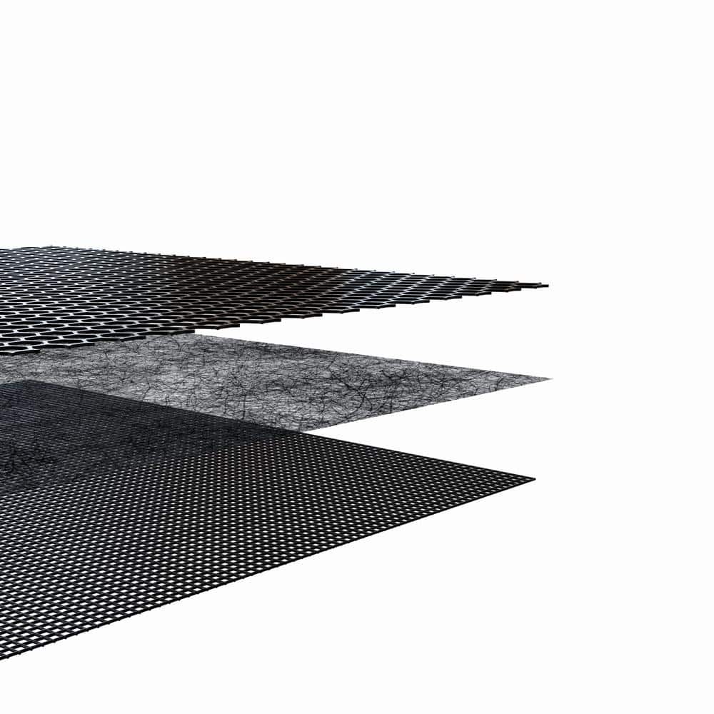 QuietCool Black Nano-Mesh MERV 5 Window Screen Roll, 48 x 96 inch