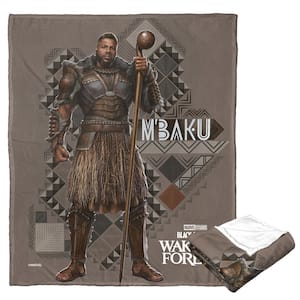 Marvel's Black Panther Silk Touch Throw Blanket Mbaku