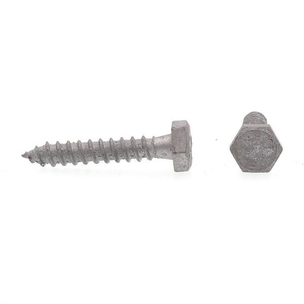 Lag Bolt Screw Hot Dipped Galvanized A307 Alloy Steel 1/4 x 1" Qty 25 