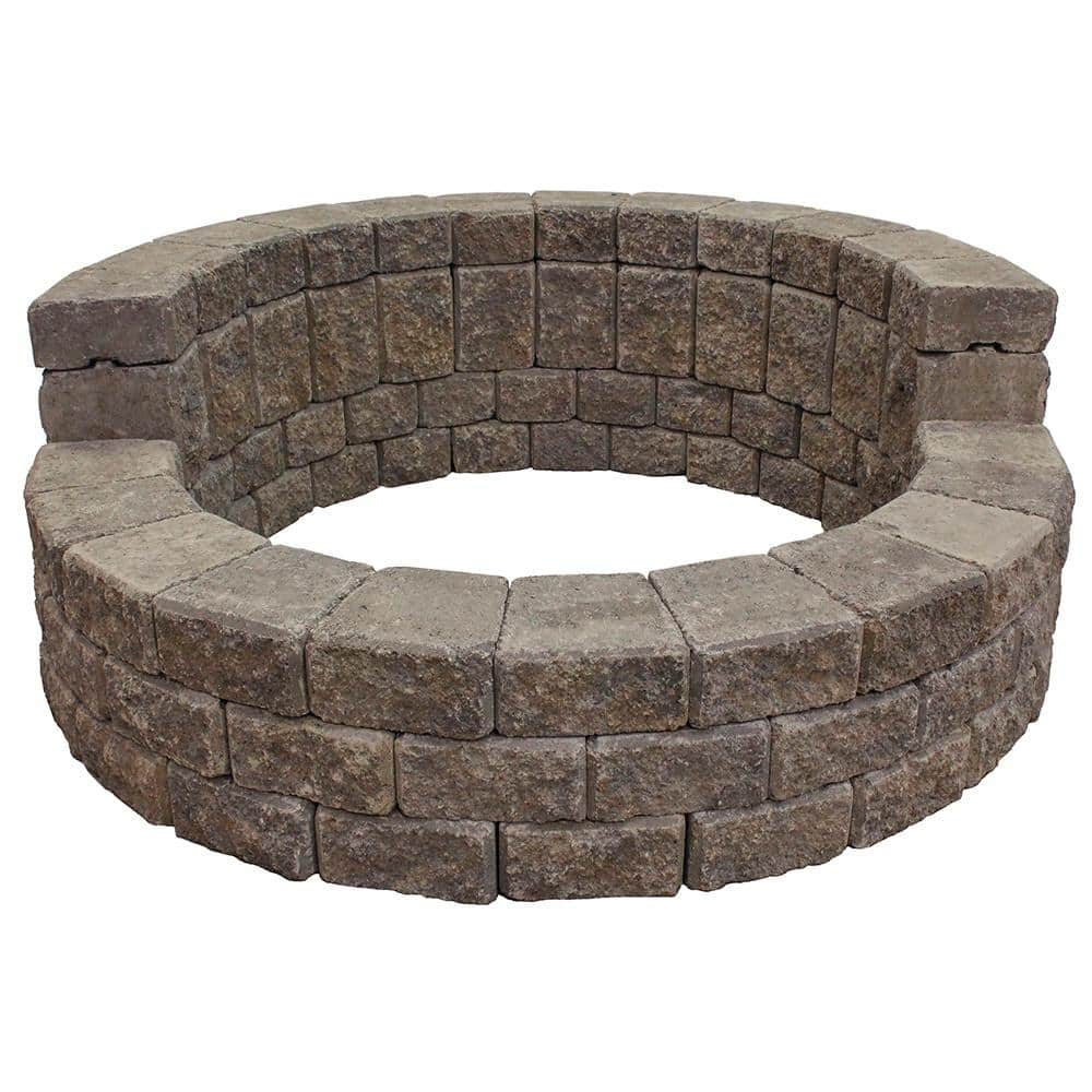 Back Fire Pit Kit, Fire Rated Bricks For Fire Pit