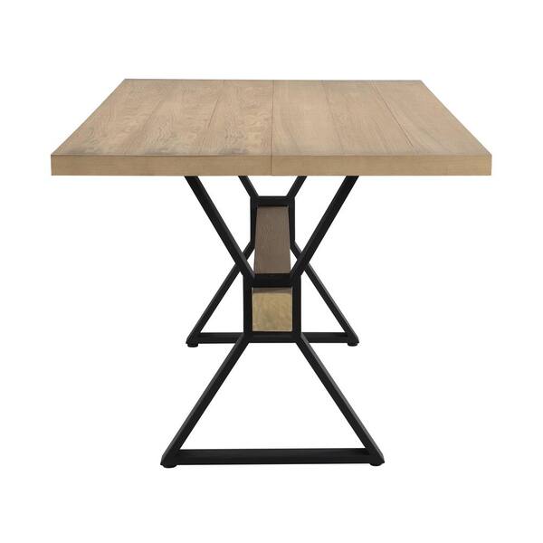 CHRISTOPHER KNIGHT HOME Mia Light Ash Wood 63 in. Double