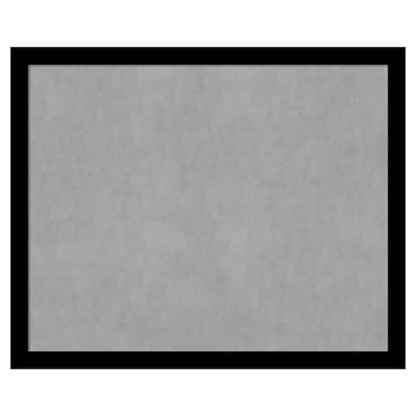 Amanti Art Basic Black Narrow 43 in. x 35 in. Framed Magnetic Board