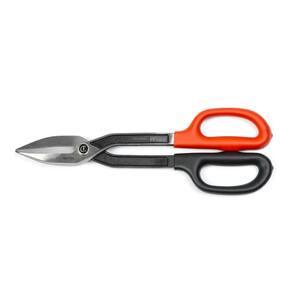 12 in. Straight-Cut Drop Forged Tinner Snips