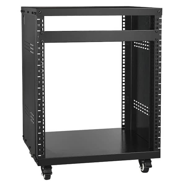 SKYSHALO 12U AV Rack Stand Steel 20.1 x 27.6 x 20.1 in. Network
