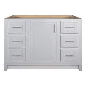 Kinghurst 48 in. W x 21 in. D x 33.5 in. H Bath Vanity Cabinet without Top in Dove Gray
