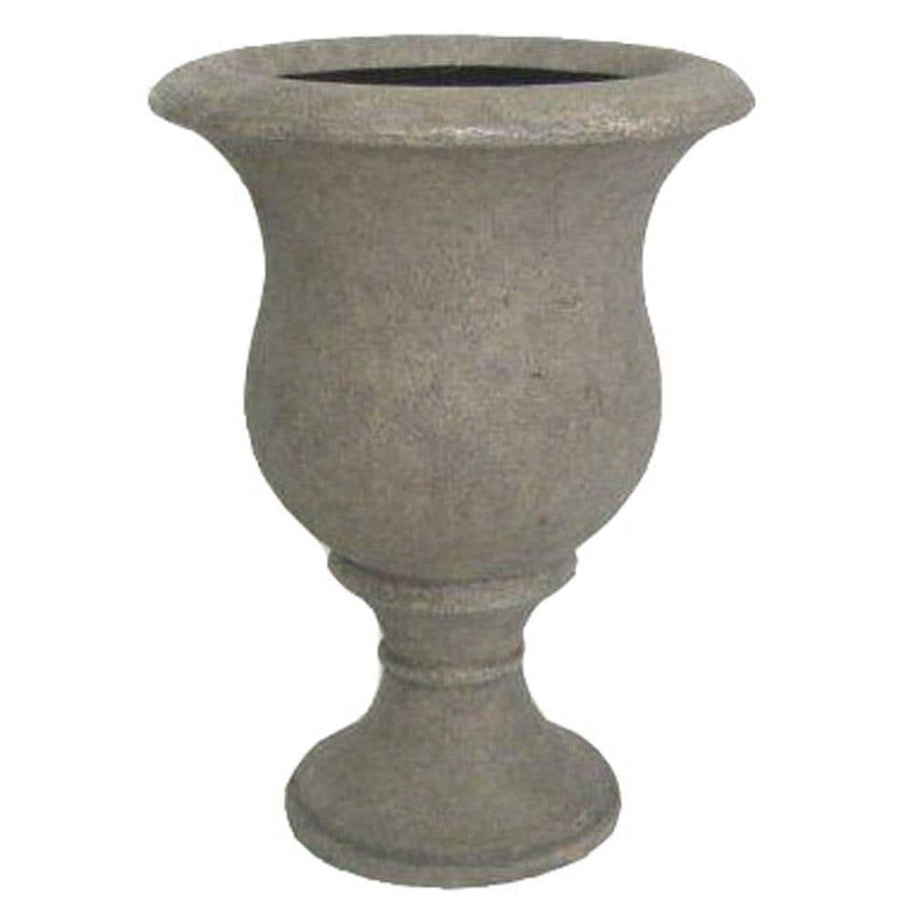 PEBA Tandem Cast store Stone Black Planter Urn