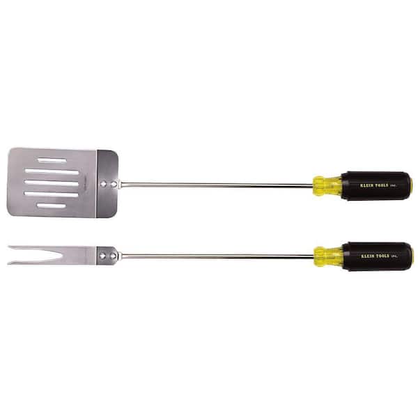 Klein Tools 2-Piece Stainless Steel Grill Tool Set