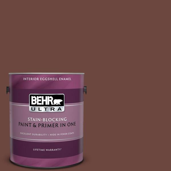 BEHR ULTRA 1 gal. #UL130-21 Moroccan Henna Eggshell Enamel Interior Paint and Primer in One