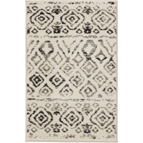 Home Decorators Collection Tribal Essence Ivory 2 ft. x 3 ft. Scatter Area Rug